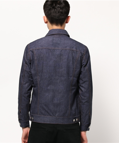 MEN'S BIGI（メンズビギ）の「超軽量 Gジャン/クールドッツ デニムプリント（デニムジャケット・メンズ・インディゴブルー・SS/L/S/M）」の8枚目の写真