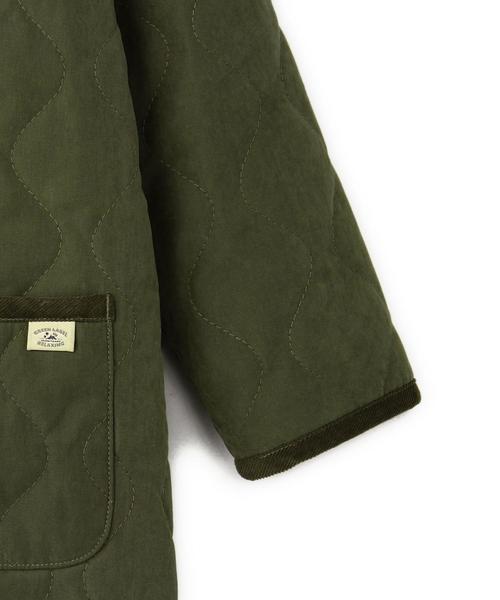 green label relaxing（グリーンレーベルリラクシング）の「■■■【KIDS】ナカワタボアライトコート ソリッド リバーシブル◆（その他アウター・キッズ・オリーブ・95cm/105cm/115cm/125cm/135cm）」の11枚目の写真