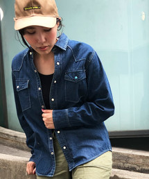 GREEN BOWL | GREEN BOWL 7oz Denim Western Shirts/グリーンボウルデニムウェスタンシャツ(シャツ/ブラウス)