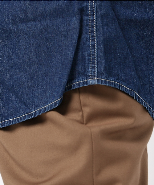 GREEN BOWL（グリーンボウル）の「GREEN BOWL 7oz Denim Western Shirts/グリーンボウルデニムウェスタンシャツ（シャツ/ブラウス・メンズ・インディゴブルー・38/40）」の14枚目の写真