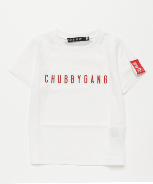 CHUBBYGANG（チャビーギャング）の「ロゴプリント半袖Tシャツ（Tシャツ/カットソー・キッズ・ホワイト/ライトグレー/ブラック・140/130/110/150/120/100/160）」の2枚目の写真