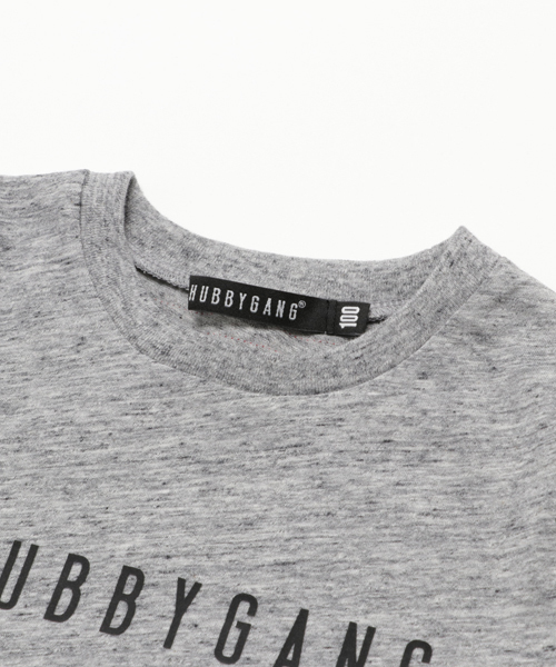 CHUBBYGANG（チャビーギャング）の「ロゴプリント半袖Tシャツ（Tシャツ/カットソー・キッズ・ホワイト/ライトグレー/ブラック・140/130/110/150/120/100/160）」の5枚目の写真