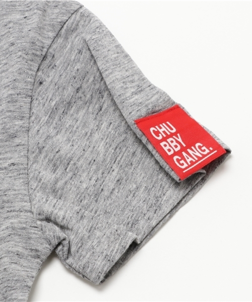 CHUBBYGANG（チャビーギャング）の「ロゴプリント半袖Tシャツ（Tシャツ/カットソー・キッズ・ホワイト/ライトグレー/ブラック・140/130/110/150/120/100/160）」の6枚目の写真