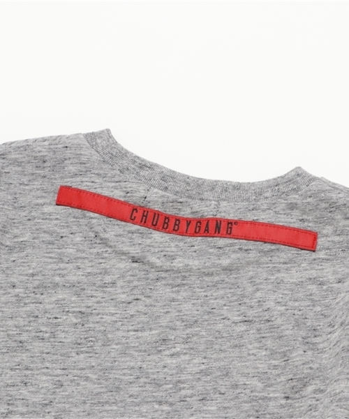 CHUBBYGANG（チャビーギャング）の「ロゴプリント半袖Tシャツ（Tシャツ/カットソー・キッズ・ホワイト/ライトグレー/ブラック・140/130/110/150/120/100/160）」の9枚目の写真