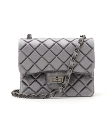 PLAIN CLOTHING | ベロアキルティングバッグ【PLAIN CLOTHING】(ショルダーバッグ)