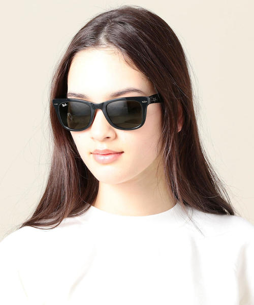 Ray-Ban(レイバン)の「<Ray-Ban>WAYFARER FOLDING サングラス ◆(サングラス・レディース・ブラック・FREE)」の9枚目の写真