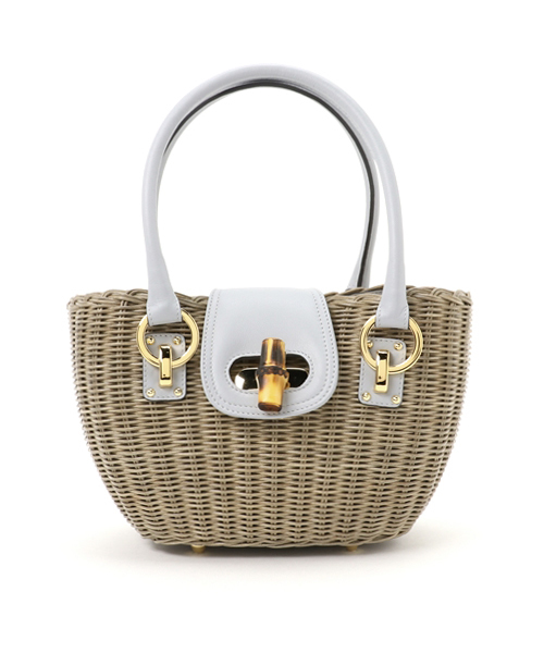 美品✨】CAPAF カパフ ハンド カゴバッグ オーストリッチ