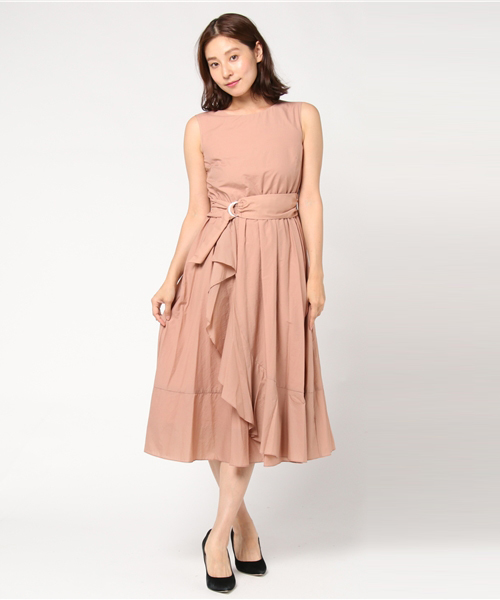 QUEENS COURT（クイーンズコート）の「ペーパーローンワンピース（ワンピース・レディース・ピンク/ブラウン/ネイビー・S/M）」の15枚目の写真