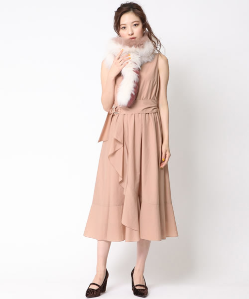 QUEENS COURT（クイーンズコート）の「ペーパーローンワンピース（ワンピース・レディース・ピンク/ブラウン/ネイビー・S/M）」の19枚目の写真