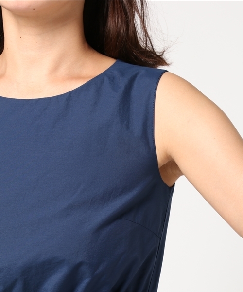 QUEENS COURT（クイーンズコート）の「ペーパーローンワンピース（ワンピース・レディース・ピンク/ブラウン/ネイビー・S/M）」の9枚目の写真