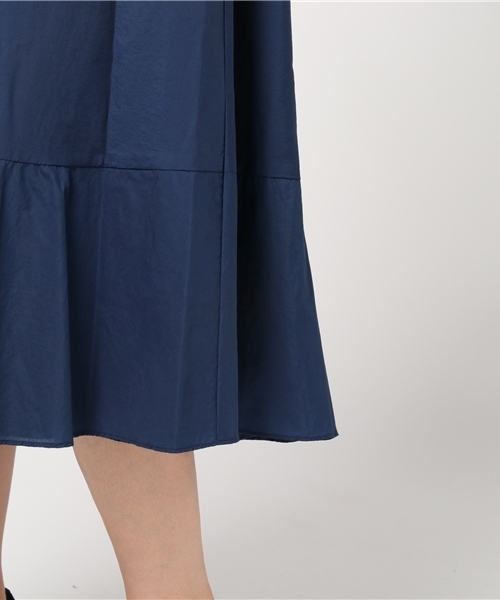 QUEENS COURT（クイーンズコート）の「ペーパーローンワンピース（ワンピース・レディース・ピンク/ブラウン/ネイビー・S/M）」の10枚目の写真