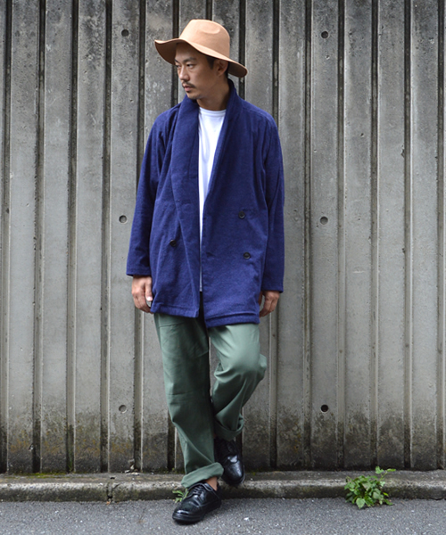 THING FABRICS（シングファブリックス）の「tHING FABRICS/シングファブリックス Double breasted (Short Pile)（テーラードジャケット・メンズ・ベージュ/ブラック/ネイビー・1/0）」の16枚目の写真