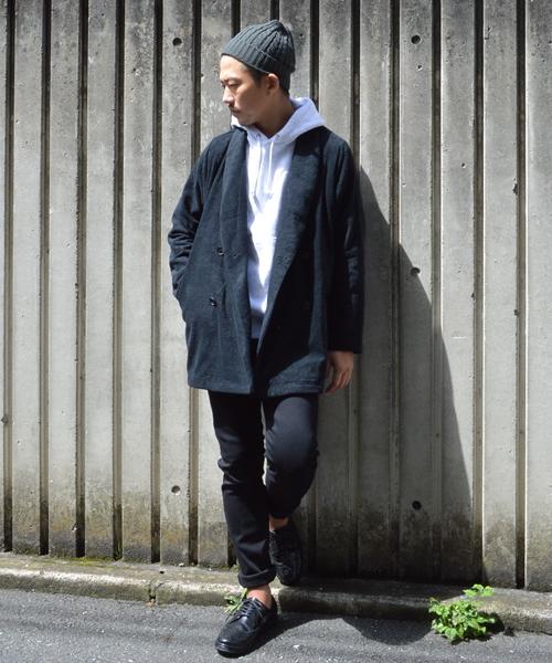 THING FABRICS（シングファブリックス）の「tHING FABRICS/シングファブリックス Double breasted (Short Pile)（テーラードジャケット・メンズ・ベージュ/ブラック/ネイビー・1/0）」の17枚目の写真