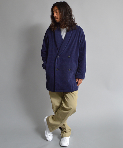 THING FABRICS（シングファブリックス）の「tHING FABRICS/シングファブリックス Double breasted (Short Pile)（テーラードジャケット・メンズ・ベージュ/ブラック/ネイビー・1/0）」の22枚目の写真