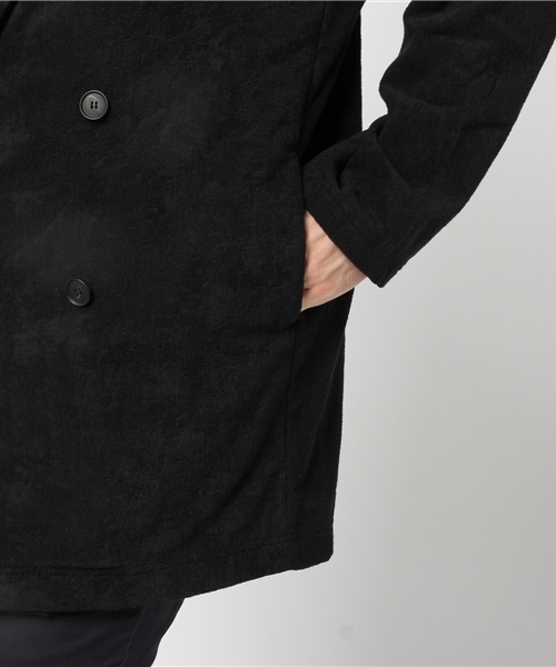 THING FABRICS（シングファブリックス）の「tHING FABRICS/シングファブリックス Double breasted (Short Pile)（テーラードジャケット・メンズ・ベージュ/ブラック/ネイビー・1/0）」の7枚目の写真