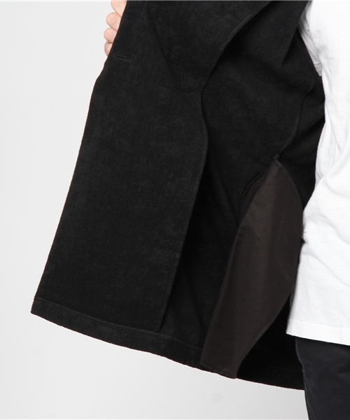 THING FABRICS（シングファブリックス）の「tHING FABRICS/シングファブリックス Double breasted (Short Pile)（テーラードジャケット・メンズ・ベージュ/ブラック/ネイビー・1/0）」の8枚目の写真