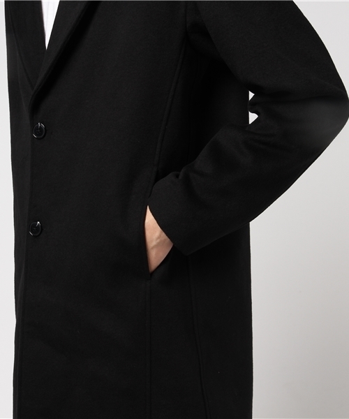 WEGO（ウィゴー）の「WEGO/シャギーウールオーバーコート（チェスターコート・メンズ・ネイビー/ブラック・LARGE/MEDIUM/SMALL）」の13枚目の写真