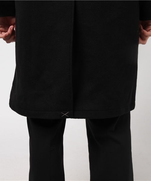 WEGO（ウィゴー）の「WEGO/シャギーウールオーバーコート（チェスターコート・メンズ・ネイビー/ブラック・LARGE/MEDIUM/SMALL）」の7枚目の写真