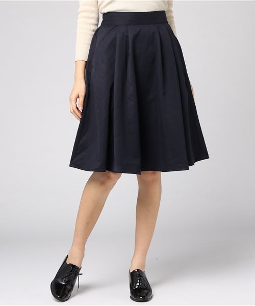 earth music&ecology（アースミュージックアンドエコロジー）の「・フレアーミディスカート（スカート・レディース・ボルドー/ネイビー/ダークグリーン/キャメル・FREE）」の3枚目の写真