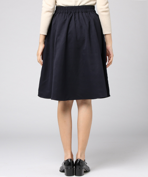 earth music&ecology（アースミュージックアンドエコロジー）の「・フレアーミディスカート（スカート・レディース・ボルドー/ネイビー/ダークグリーン/キャメル・FREE）」の11枚目の写真