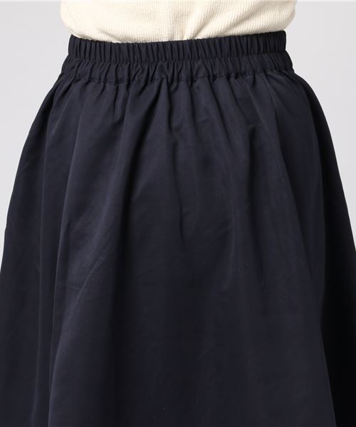 earth music&ecology（アースミュージックアンドエコロジー）の「・フレアーミディスカート（スカート・レディース・ボルドー/ネイビー/ダークグリーン/キャメル・FREE）」の7枚目の写真