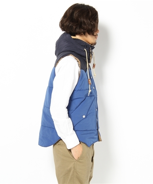 ナノユニバース　ダウンベスト NJ/CLUB(エヌジェークラブ)」PARKSTOCK 中綿 ベスト