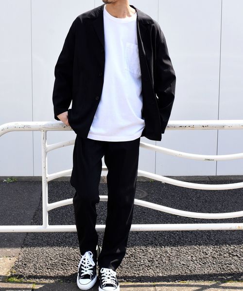 SHIPS（シップス）の「SU: PAJAMA セットアップジャケット（テーラードジャケット・メンズ・オリーブ/ブラック・LARGE/MEDIUM/SMALL/X-LARGE）」の12枚目の写真