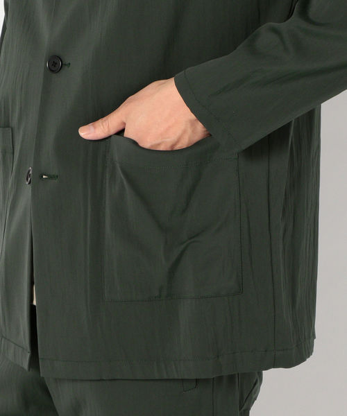SHIPS（シップス）の「SU: PAJAMA セットアップジャケット（テーラードジャケット・メンズ・オリーブ/ブラック・LARGE/MEDIUM/SMALL/X-LARGE）」の8枚目の写真