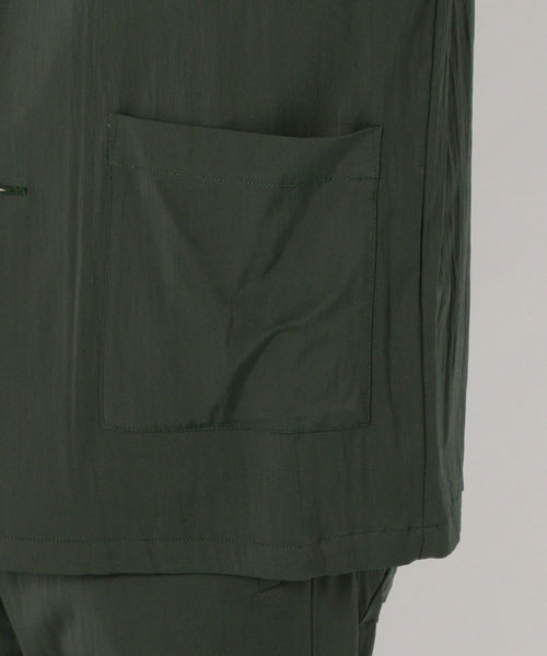 SHIPS（シップス）の「SU: PAJAMA セットアップジャケット（テーラードジャケット・メンズ・オリーブ/ブラック・LARGE/MEDIUM/SMALL/X-LARGE）」の7枚目の写真