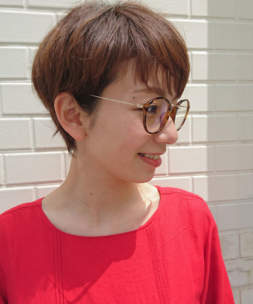 Live in comfort（リブインコンフォート）の「はまじとコラボ　リブ　イン　コンフォート　サッとかけるだけで小顔見え　大人のＵＶカット丸めがね（メガネ・レディース・ブラウン・ONE SIZE）」の11枚目の写真