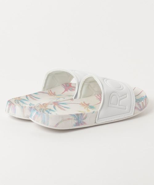 Slippy シャワサン Printed ロキシー セール シューズ Printed ロキシー シャワサン シャワーサンダル スライドサンダル サンダル Roxy ロキシー のファッション