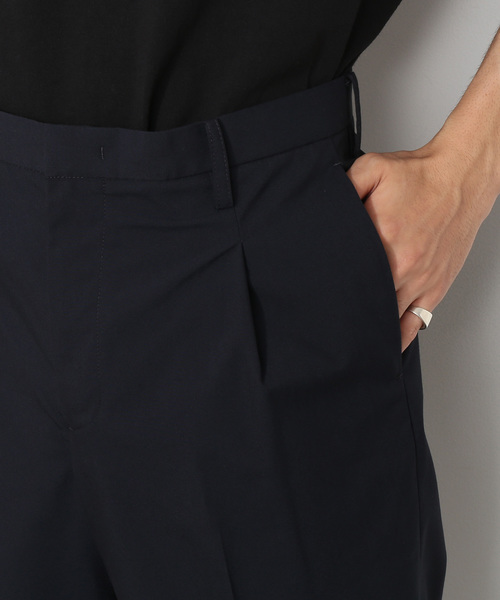 ADAM ET ROPE'(アダムエロペ)の「TCストレッチウェザーワイドクロップドパンツ(その他パンツ・メンズ・ネイビー/ブラック/カーキ・L/M)」の10枚目の写真