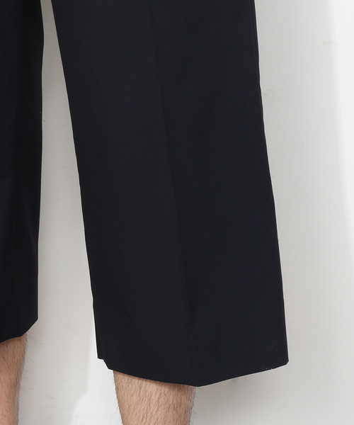 ADAM ET ROPE'(アダムエロペ)の「TCストレッチウェザーワイドクロップドパンツ(その他パンツ・メンズ・ネイビー/ブラック/カーキ・L/M)」の12枚目の写真