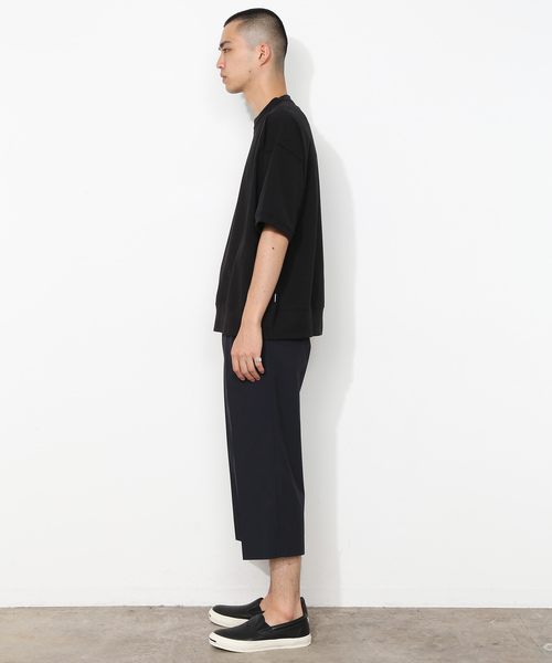 ADAM ET ROPE'(アダムエロペ)の「TCストレッチウェザーワイドクロップドパンツ(その他パンツ・メンズ・ネイビー/ブラック/カーキ・L/M)」の19枚目の写真