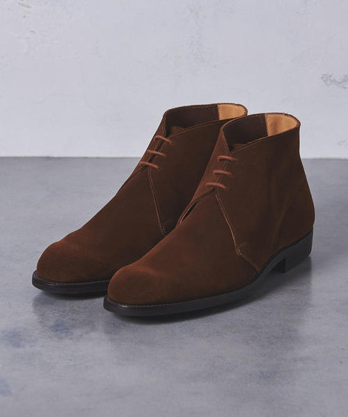 CROCKETT&JONES(クロケットアンドジョーンズ)の「【別注】<CROCKETT&JONES(クロケット&ジョーンズ)> SUEDE CHUKKA†(ブーツ・メンズ・オリーブ/ブラック/ブラウン・7/7h/6h/6/8/9/8h/9h)」の2枚目の写真