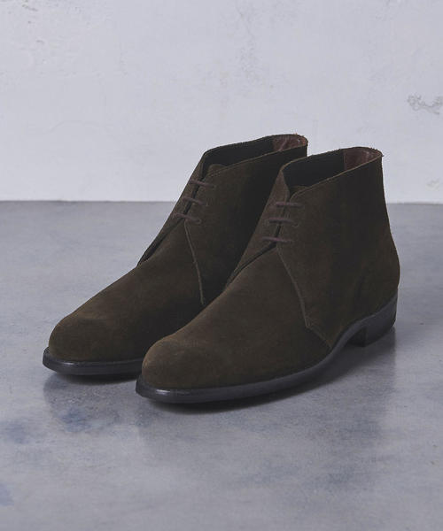 CROCKETT&JONES(クロケットアンドジョーンズ)の「【別注】<CROCKETT&JONES(クロケット&ジョーンズ)> SUEDE CHUKKA†(ブーツ・メンズ・オリーブ/ブラック/ブラウン・7/7h/6h/6/8/9/8h/9h)」の3枚目の写真