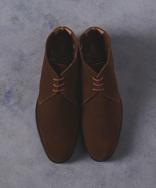 CROCKETT&JONES(クロケットアンドジョーンズ)の「【別注】<CROCKETT&JONES(クロケット&ジョーンズ)> SUEDE CHUKKA†(ブーツ・メンズ・オリーブ/ブラック/ブラウン・7/7h/6h/6/8/9/8h/9h)」の9枚目の写真