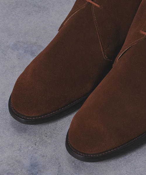 CROCKETT&JONES(クロケットアンドジョーンズ)の「【別注】<CROCKETT&JONES(クロケット&ジョーンズ)> SUEDE CHUKKA†(ブーツ・メンズ・オリーブ/ブラック/ブラウン・7/7h/6h/6/8/9/8h/9h)」の5枚目の写真