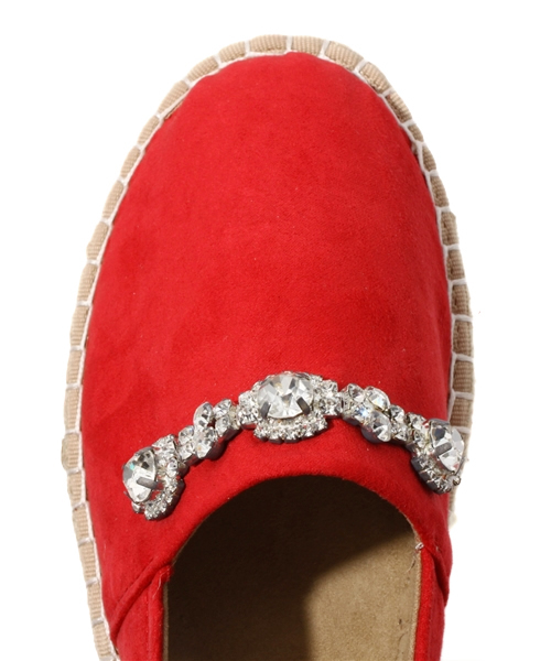 Another Edition（アナザーエディション）の「■AE SUED BJ SLIP ON　Я◆（スリッポン・レディース・オフホワイト/レッド/コバルトブルー/ブラック・36/37/38）」の8枚目の写真