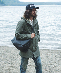 rehacer : Swell leather shoulder bag
