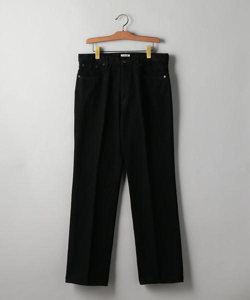 AURALEE（オーラリー）の「＜AURALEE（オーラリー）＞ クリース　デニム（デニムパンツ・メンズ・ダークグレー/ブラック・30inch/32inch/36inch）」の3枚目の写真