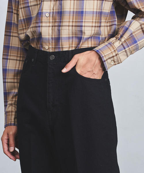 AURALEE（オーラリー）の「＜AURALEE（オーラリー）＞ クリース　デニム（デニムパンツ・メンズ・ダークグレー/ブラック・30inch/32inch/36inch）」の5枚目の写真