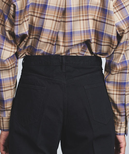 AURALEE（オーラリー）の「＜AURALEE（オーラリー）＞ クリース　デニム（デニムパンツ・メンズ・ダークグレー/ブラック・30inch/32inch/36inch）」の6枚目の写真