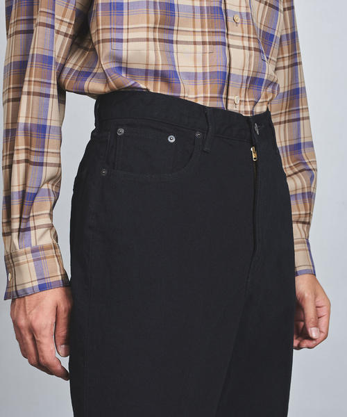 AURALEE（オーラリー）の「＜AURALEE（オーラリー）＞ クリース　デニム（デニムパンツ・メンズ・ダークグレー/ブラック・30inch/32inch/36inch）」の7枚目の写真