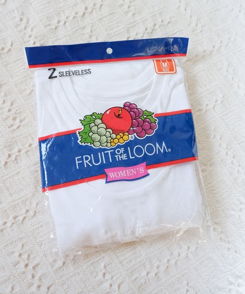 FRUIT OF THE LOOM(フルーツオブザルーム)の「FRUIT OF THE LOOM 20/コットン100% 2Pノースリーブ(タンクトップ・レディース・ホワイト/ネイビー/ブラック/ベージュ・S/M)」の9枚目の写真