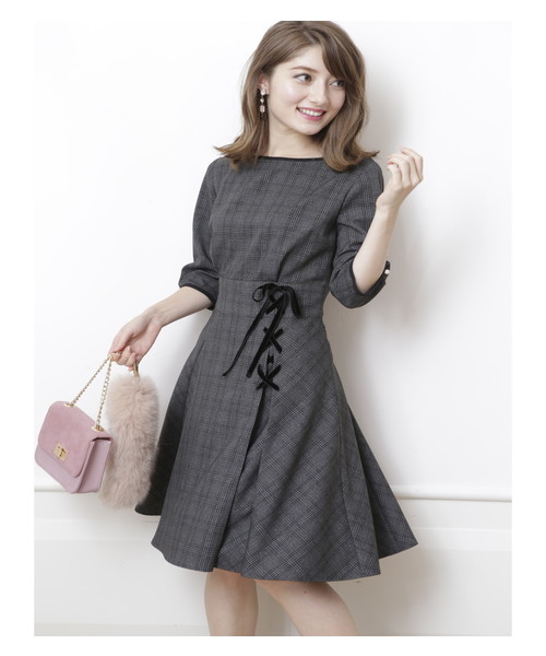 Apuweiser Riche アプワイザーリッシェ の アシメレースアップワンピース ワンピース Wear