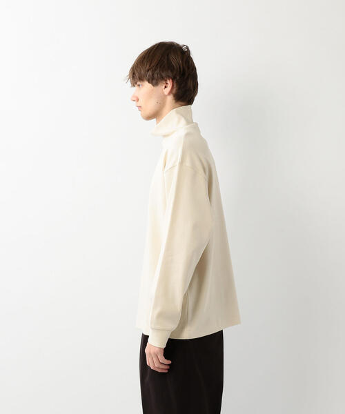 Steven Alan（スティーブンアラン）の「＜Steven Alan＞SMOOTH LOOSE TURTLE NECK LONG SLEEVE/カットソー（Tシャツ/カットソー・メンズ・ナチュラル/ブラウン・SMALL/MEDIUM/LARGE/X-LARGE）」の8枚目の写真