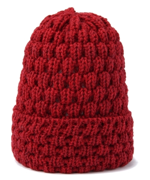 green label relaxing（グリーンレーベルリラクシング）の「[ハイランド2000]HL POPCORN BOB ニットキャップ（ニットキャップ/ビーニー・メンズ・ホワイト/ダークグレー/レッド/コバルトブルー/ネイビー・フリー）」の10枚目の写真