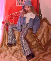 Last Virgin | パイソンハイウエストフレアパンツ(その他パンツ)
