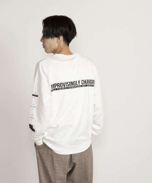 WEGO（ウィゴー）の「WEGO/転写シートプリントプルオーバー（スウェット・メンズ・ホワイト/ブラック/レッド/パープル・LARGE/MEDIUM）」の13枚目の写真